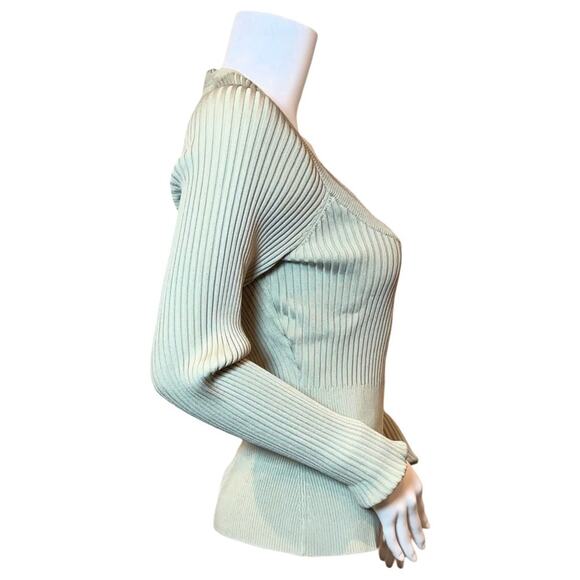 #T98 Jonathan Simkhai Marsh JAYLINE BRALETTE PULLOVER SZ L $395 - Picture 14 of 16